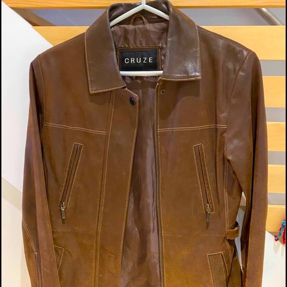 Leather jacket (CRUZE) size S - Picture 1 of 4